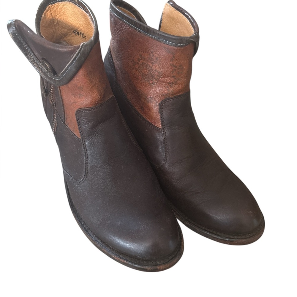 vintage JB Dillon sz 8 design Brown Leather Ankle Boots JBW1801 mexico